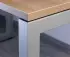 EUROKRAFT pro Schreibtisch mit Gestell aus Vierkant-Stahlrohr Höhe 650 - 850 mm graphit / graphit (825693)