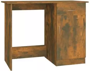 vidaXL Schreibtisch Räuchereiche Holzwerkstoff (815420)