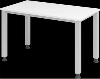 EUROKRAFT pro RENATUS Schreibtisch Mini-Office 4 4-Fu&szlig;-Gestell wei&szlig; Vierkantrohr (586410)