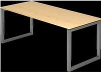 REGO 19 G - 180 x 80 h&ouml;henverstellbar Ahorn/Graphit