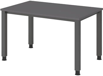 EUROKRAFT pro Schreibtisch 4-Fu&szlig;-Gestell graphit / graphit (825474)