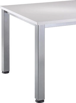 EUROKRAFT pro Schreibtisch Winkeltisch graphit / weiß (825513)
