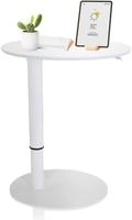 Stehtisch / Beistelltisch Stand Iii 65 X 50 Cm Oval Wei&szlig; Hjh Office