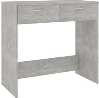 vidaXL Schreibtisch Betongrau 80x40x75 cm Holzwerkstoff