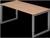 B&uuml;ro Schreibtisch 160x80 cm Modell RS16 mechanische H&ouml;heneinstellung