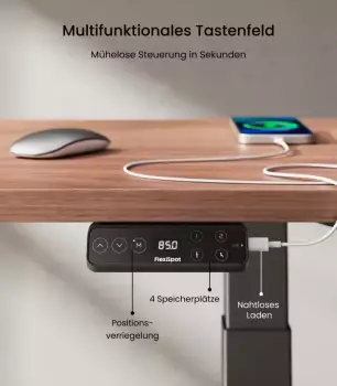 Flexispot E7 Pro C – Robuste Konstruktion für intensive Dauernutzung