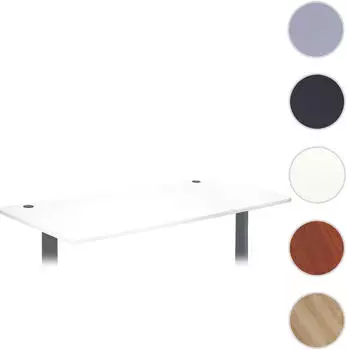 Heute Wohnen HWC-D40 Schreibtischplatte 160x80cm MVG-zertifiziert, wei&szlig; (HWC-D40)