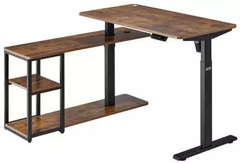 Ergo Office ER-450 Schreibtisch elektrisch h&ouml;henverstellbar L-Form 73&ndash;121cm (ER-450)
