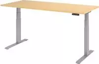 Hammerbacher-Sitz-Steh-Schreibtisch el.180x80cm Ahorn-VXDKB19/3/S