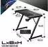 Kesser Gaming Schreibtisch Z-Form LED 120x60cm mit Mauspad & Getränkehalter (P14418_mfn)