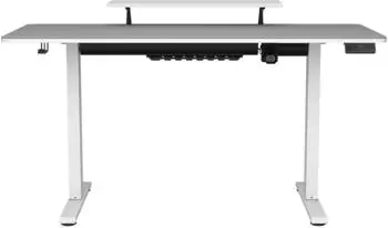 Cougar E-Star Elektrisch H&ouml;henverstellbarer Gaming-Schreibtisch 140cm Wei&szlig; (3MSTA3WW.0002)