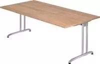 Schreibtisch BS2E, 200 x 100 cm - Braun