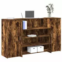 vidaXL Empfangstheke R&auml;uchereiche 180x50x103,5 cm Holzwerkstoff