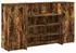vidaXL Empfangstheke Räuchereiche 180x50x103,5cm (3324173)