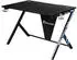 X Rocker Ocelot Gaming-Schreibtisch Aluminium Carbon mit Mousepad & Kabelmanagement (2020054)