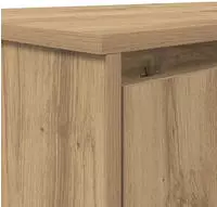 vidaXL Schreibtisch Artisan-Eiche 120x42x76 cm Holzwerkstoff