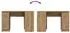 vidaXL Schreibtisch Artisan-Eiche 120x42x76cm Holzwerkstoff (861822)