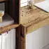 vidaXL Schreibtisch mit Schubladen und Regal, 2-tlg., Altholz (3337319)