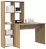 vidaXL Schreibtisch Artisan-Eiche 138,5x55x143cm Holzwerkstoff