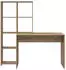 vidaXL Schreibtisch Artisan-Eiche 138,5x55x143cm Holzwerkstoff