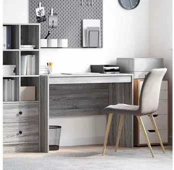 vidaXL Schreibtisch Grau Sonoma 100x50x76cm (869447)