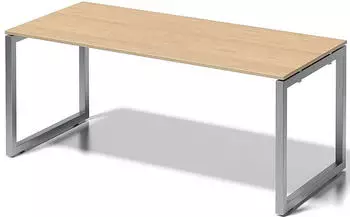 Bisley Cito Schreibtisch 180x80x74cm Ahorn, Gestell Silber (DOF1808MP355)