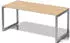 Bisley Cito Schreibtisch 180x80x74cm Ahorn, Gestell Silber (DOF1808MP355)