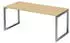 Bisley Cito Schreibtisch 180x80x74cm Ahorn, Gestell Silber (DOF1808MP355)