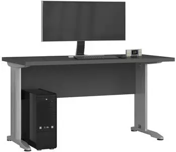 Akord Furniture Factory BM135 Schreibtisch Graphitgrau 135x60x76cm (BM135)