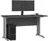 Akord Furniture Factory BM135 Schreibtisch Graphitgrau 135x60x76cm (BM135)