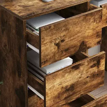 vidaXL Schreibtisch Holzwerkstoff Ger&auml;ucherte Eiche 90x37,5x75cm (869494)