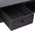vidaXL Schreibtisch Holz Schwarz 110×45×76cm (284158)