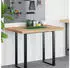 vidaXL Schreibtischplatte Akazienholz Massiv Unbehandelt 100x70x4cm