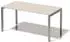 Bisley Cito Schreibtisch höhenverstellbar 160x80cm grauweiß (DUH1608GW355)