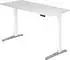 Hammerbacher Ergonomic Aktiv XBHM19 elektrisch höhenverstellbarer Sitz-Steh-Schreibtisch
