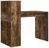 vidaXL Schreibtisch mit Regal Geräucherte Eiche Holzwerkstoff 108x55x103,5cm (869462)