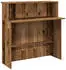 vidaXL Empfangstheke Holzwerkstoff 180x50x103,5cm Altholz-Optik (3324212)