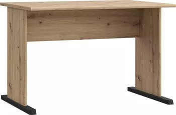 Forte TEMPRA 2 Schreibtisch Kufenf&uuml;&szlig;e Artisan Eiche 108x72x72cm (T2KT23-D78)