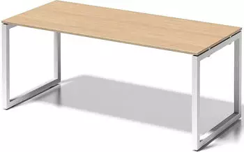Bisley Cito Schreibtisch 180x80cm Ahorn/Verkehrswei&szlig; (DUF1808MP396)