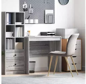 vidaXL Schreibtisch Grau Sonoma 80x50x76cm (869431)