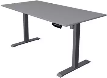 Kerkmann Move 1 Sitz-/Stehtisch elektrisch h&ouml;henverstellbar 160x80cm, 74-123cm, Anthrazit/Grafit (10181612)