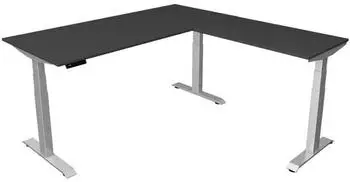 Kerkmann Move 4 Sitz-Steh-Schreibtisch elektrisch h&ouml;henverstellbar 180x180cm anthrazit (10043113)