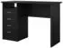 INOSIGN FunctionPlus Schreibtisch 4 Schubladen, 1 Ablage, 110cm, Esche Schwarz