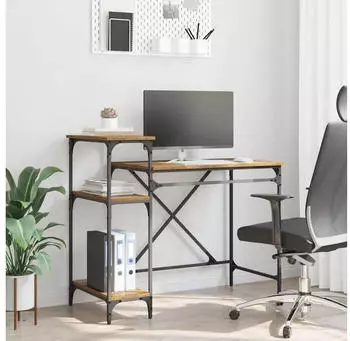 vidaXL Schreibtisch Altholz-Optik 105x50x90cm (881285)
