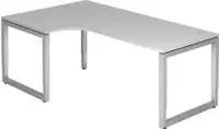 REGO 82 S - 200 x 120 Grau/Silber h&ouml;henverstellbar - Grau