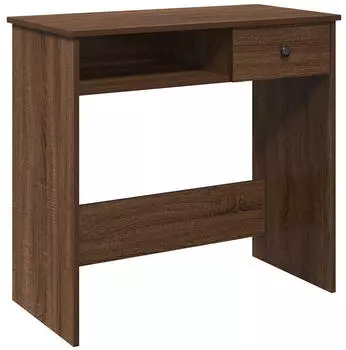 vidaXL Schreibtisch Braun Eichen-Optik 80x40x75cm Holzwerkstoff (860478)