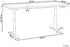 Beliani Destinas Elektrisch Höhenverstellbarer Schreibtisch 160x72cm Dunkles Holz, Schwarzes Stahlgestell (445193)