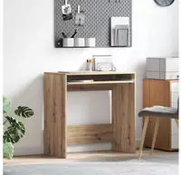 vidaXL Schreibtisch Artisan-Eiche 77,5 x 43 x 79 cm Holzwerkstoff