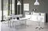 Kerkmann Move 3 Premium Sitz-/Stehtisch 200x100cm, elektrisch höhenverstellbar 72-121cm, weiß/silber