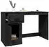 vidaXL Schreibtisch mit Schublade, Schwarz, 115x50x75cm, Holzwerkstoff (816473)